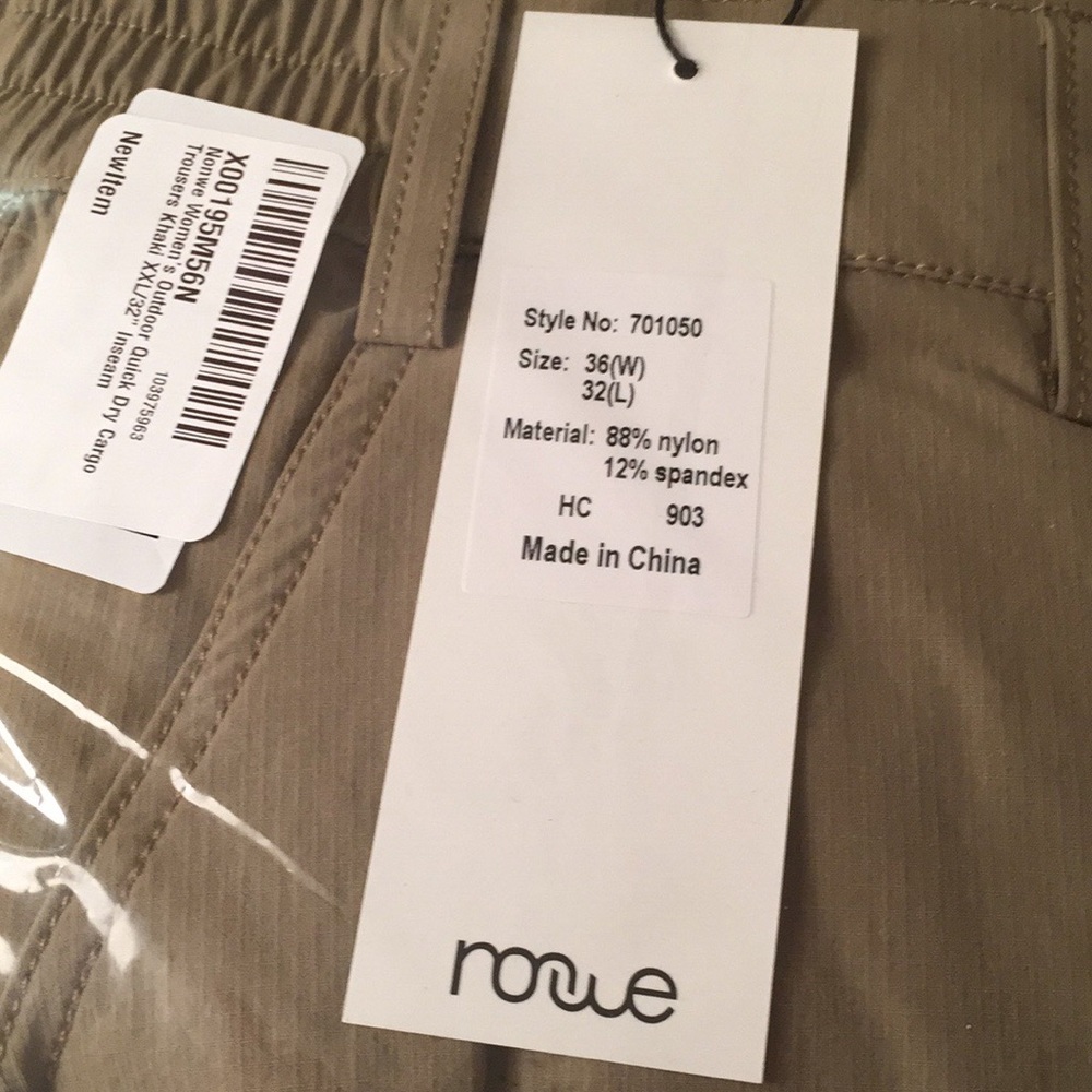 Outdoor quick dry cargo pants